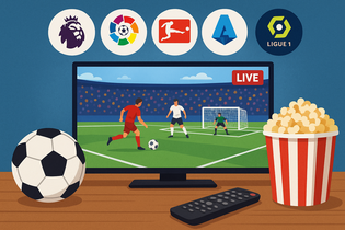 足球场上的裁判和球员